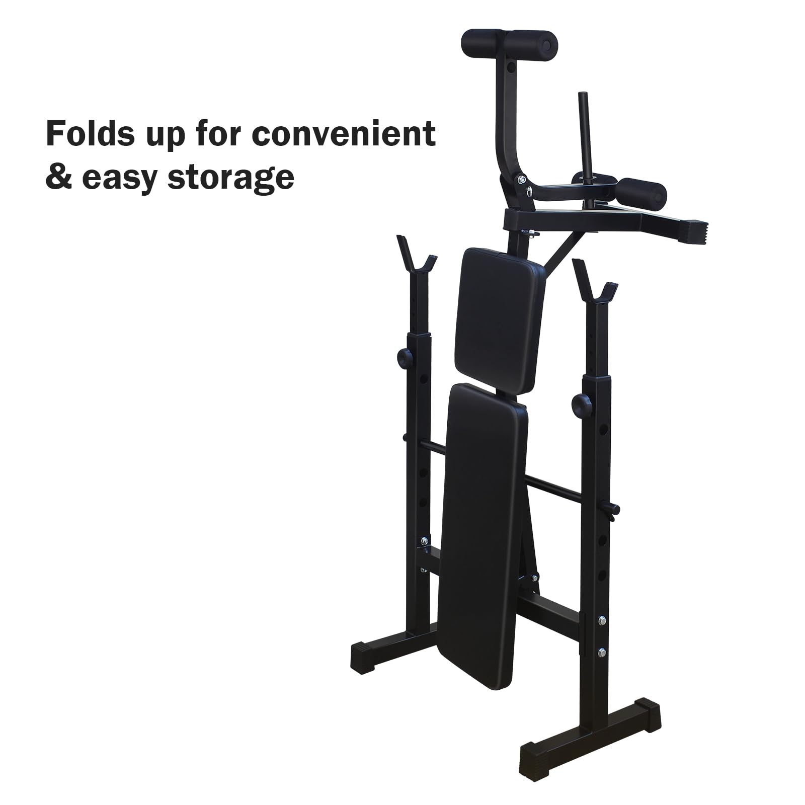 text Bench Press Set with Squat Rack