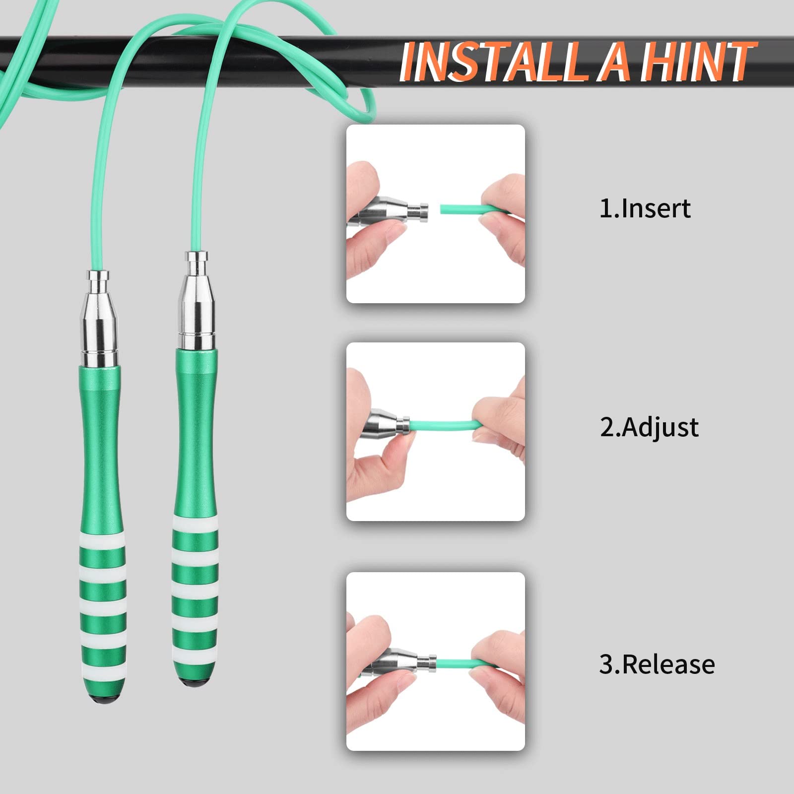 Adjustable Weighted Jump Rope