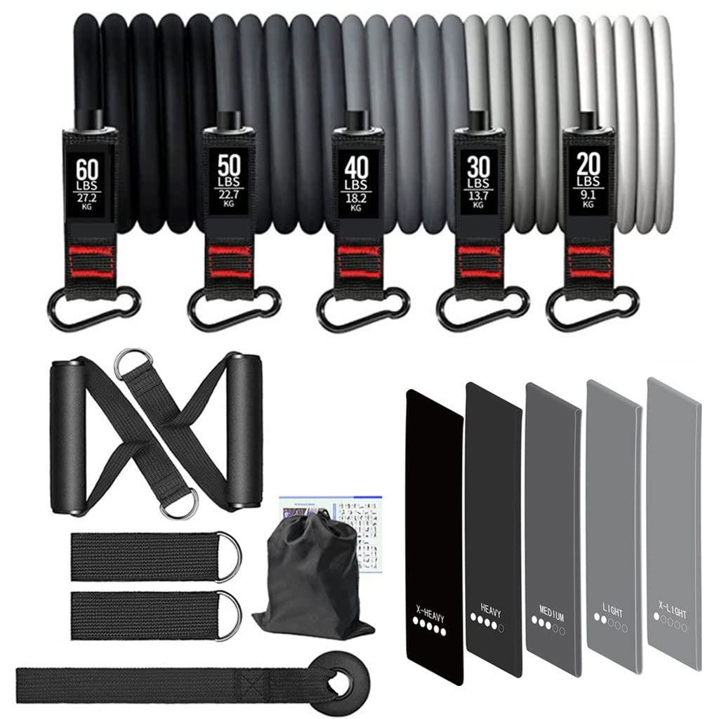 20-60LB Resistance Band Set