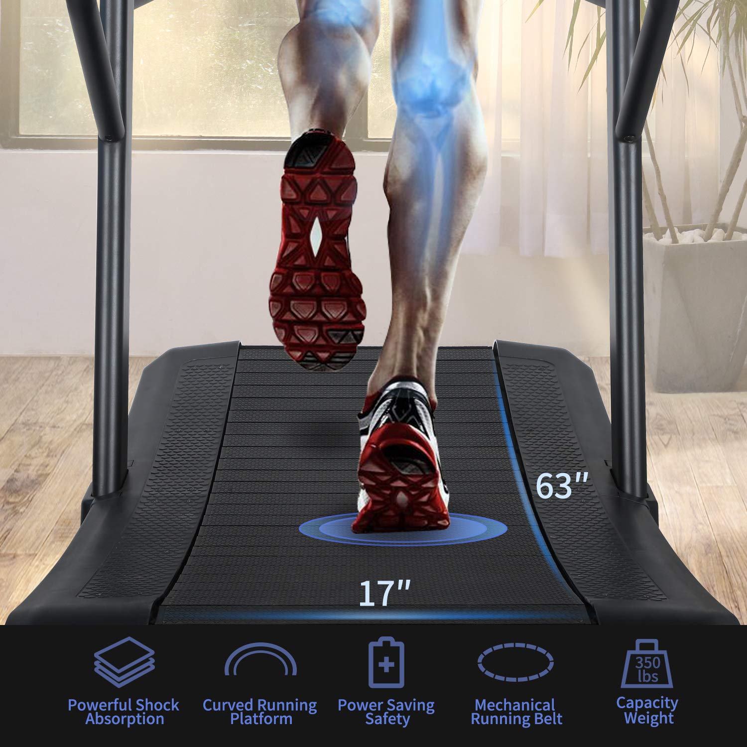 Curved Manual Treadmill