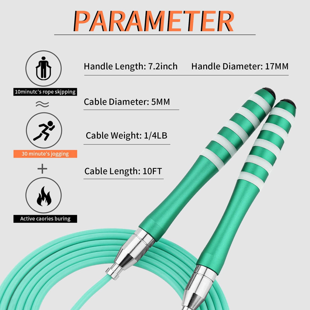 Adjustable Weighted Jump Rope