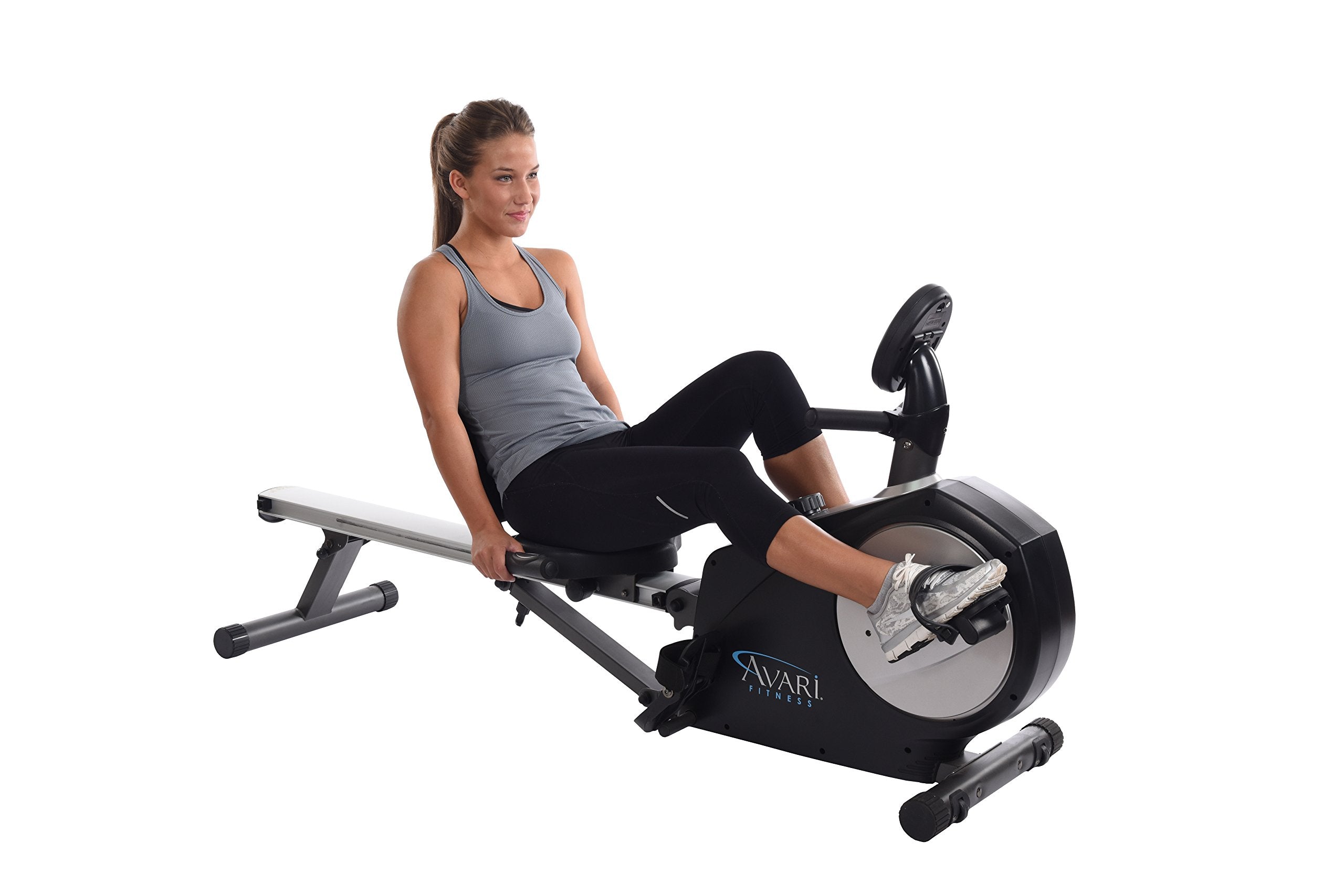 2-in-1 Rower Exercise Bike