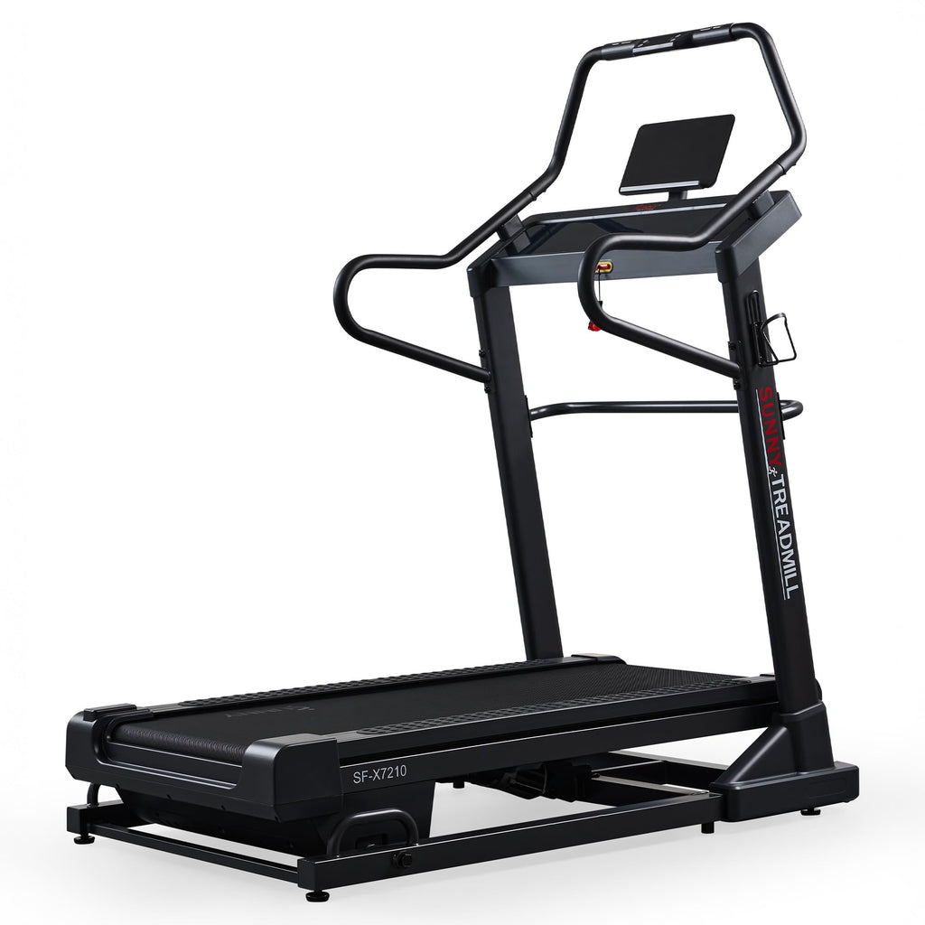 Sunny Health & Fitness Smart Treadmill Intensive Quiet Auto Incline/Decline