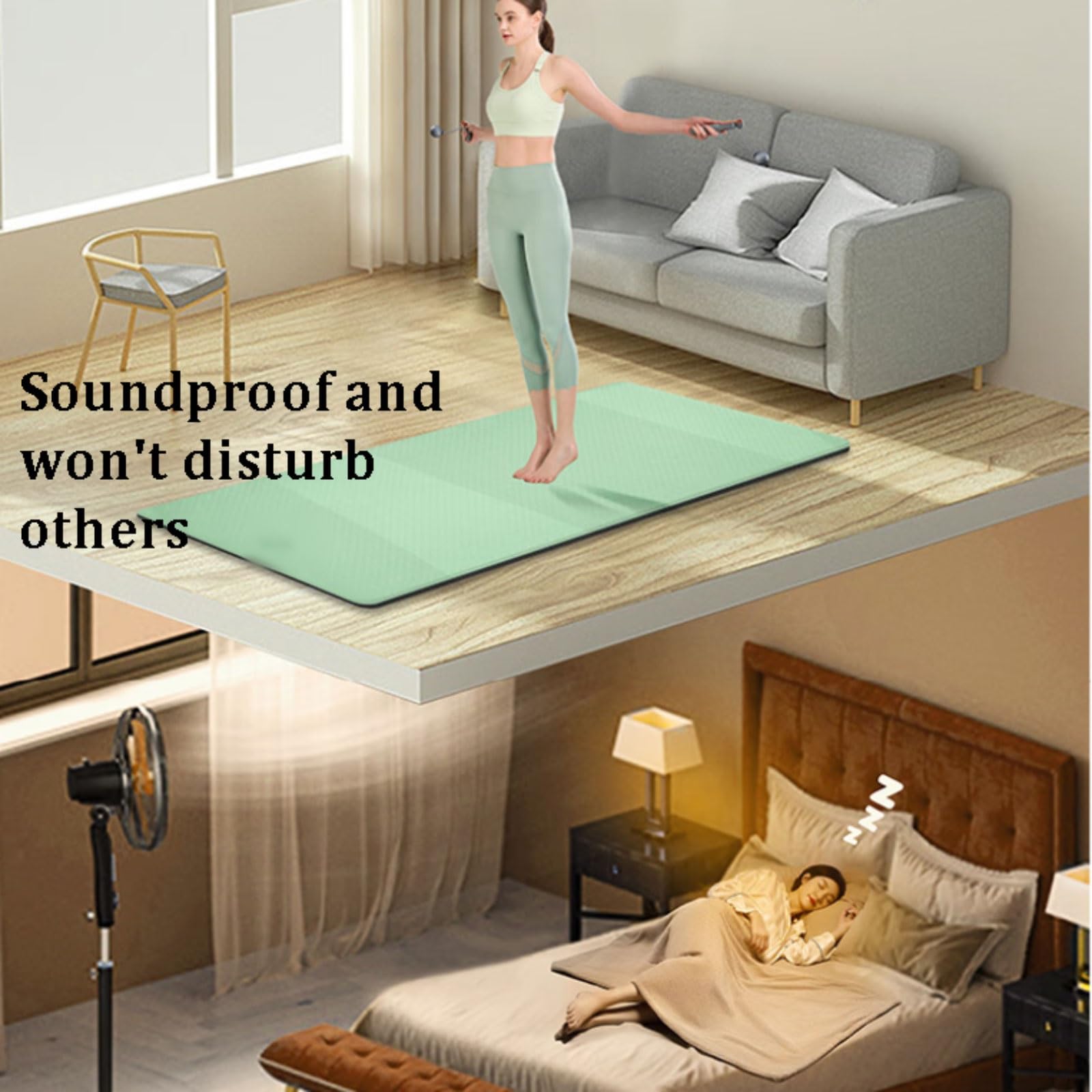 Extra Thick TPE Yoga Mat