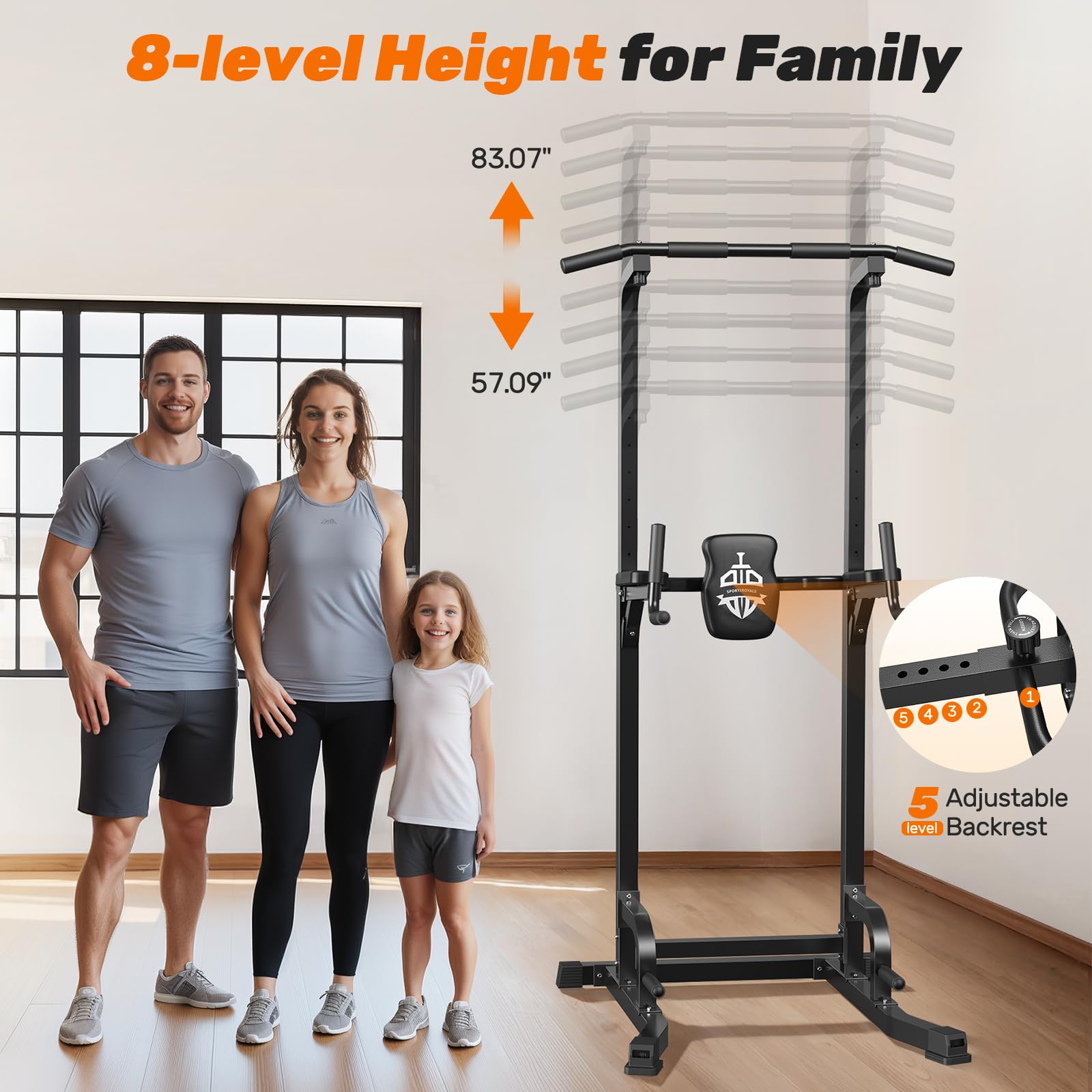Power Tower Dip Station