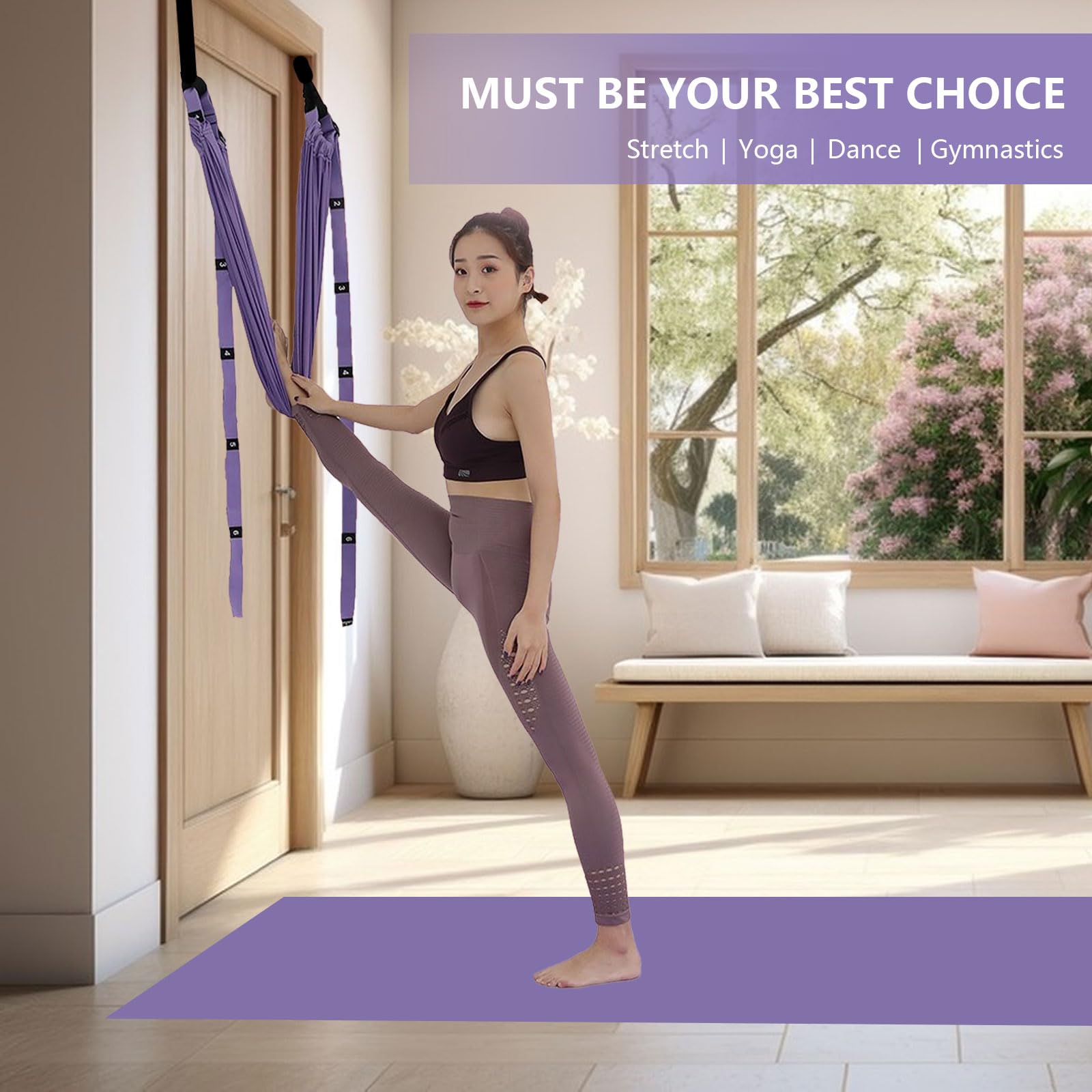 Adjustable Yoga Stretch Strap