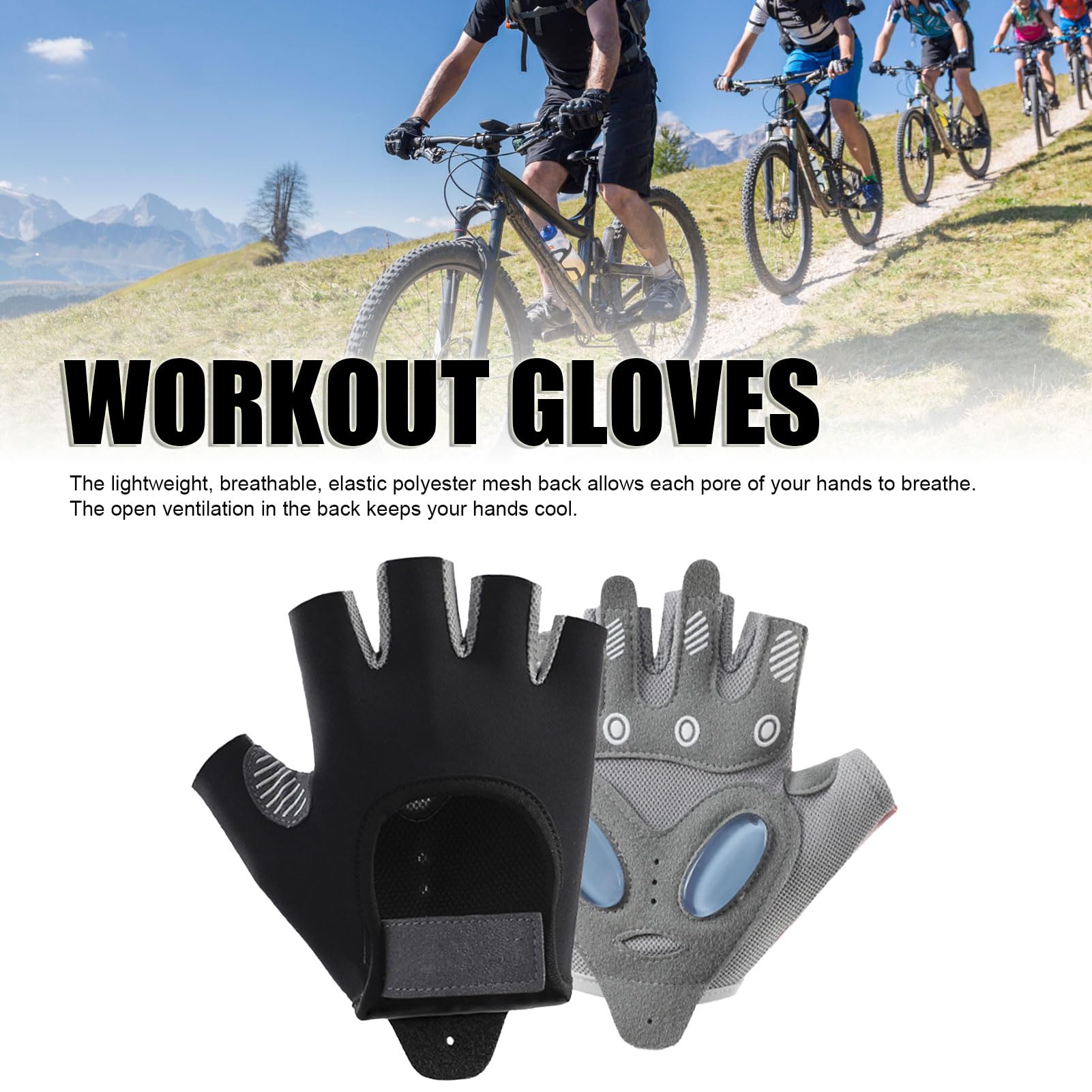 Half Finger Workout Gloves