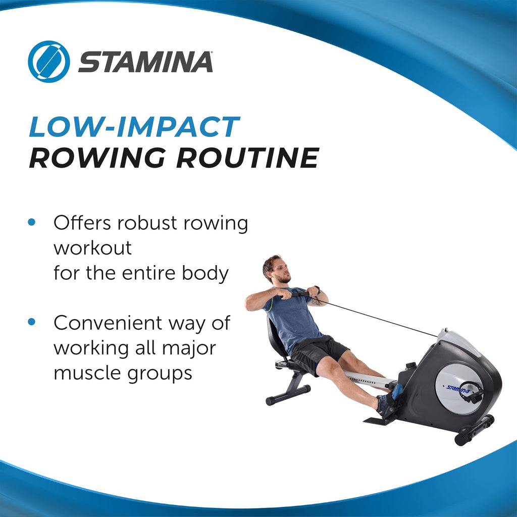 2-in-1 Recumbent Bike & Rower