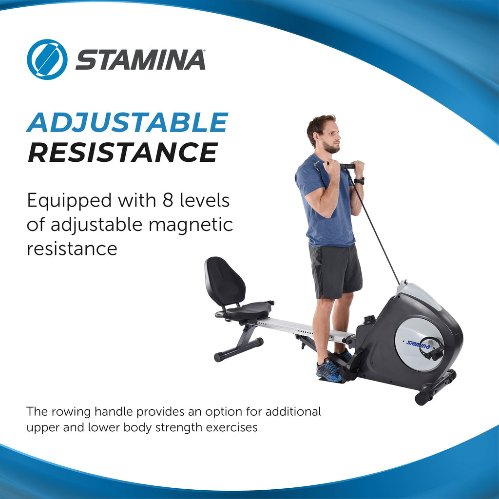 2-in-1 Recumbent Bike & Rower