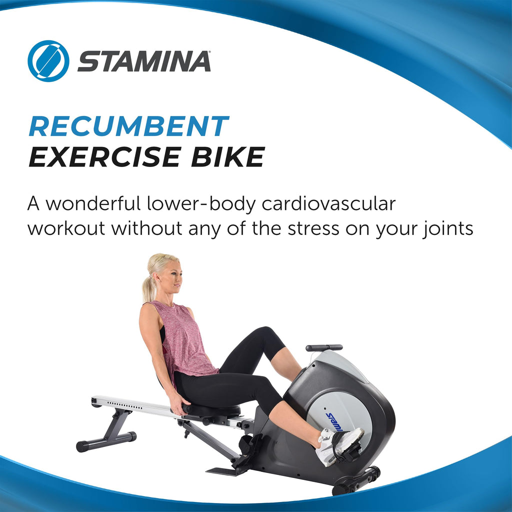 2-in-1 Recumbent Bike & Rower