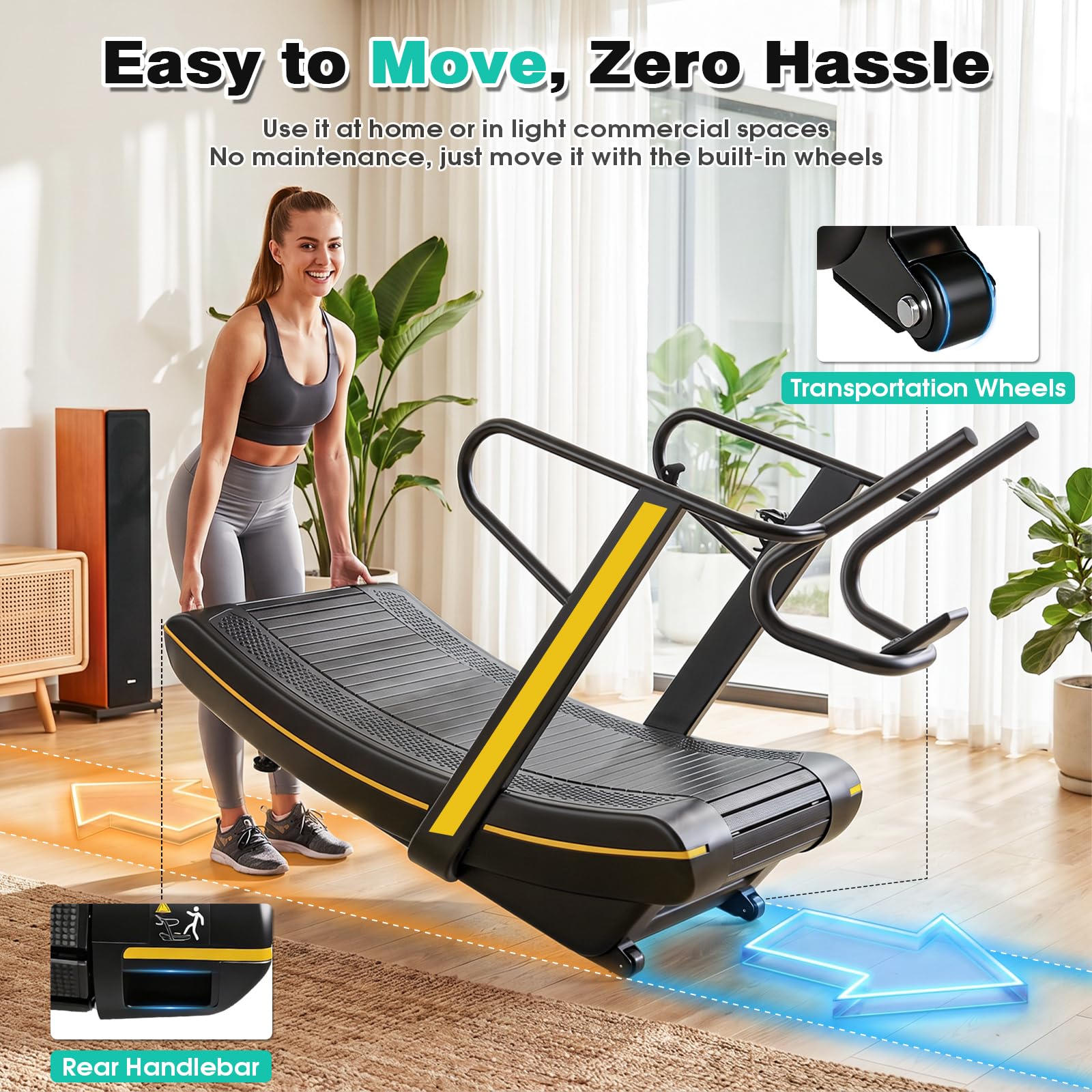 Manual Curved Treadmill