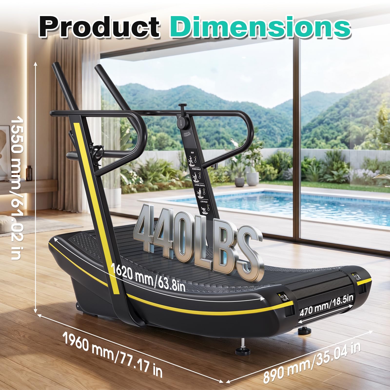 Manual Curved Treadmill